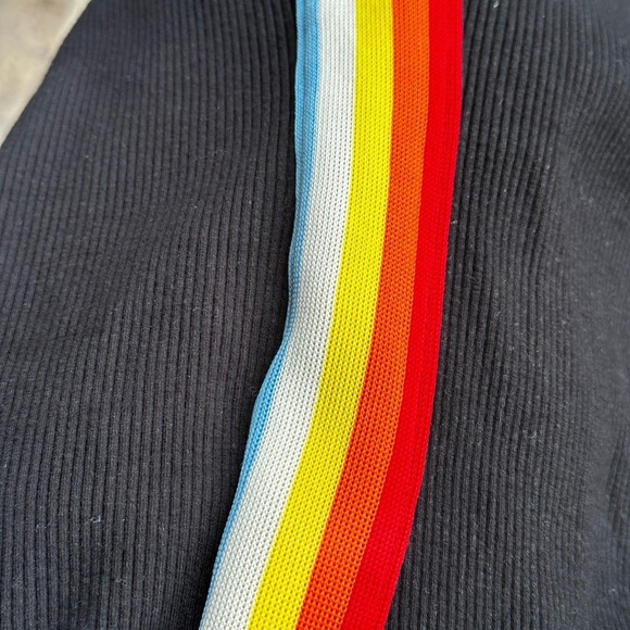 Better Be Black and Orange Bodycon Mini Dress - Picture 4 of 6